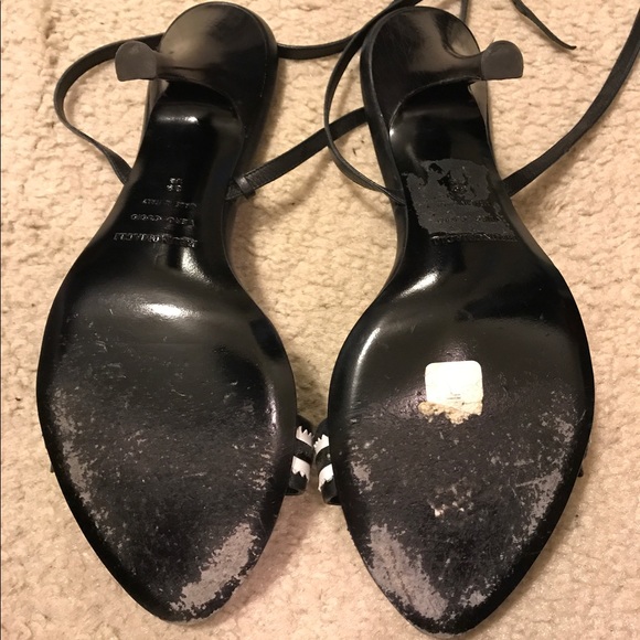 💞Bruno Magli💖🎀Ribbon Bow Open Toe 9.5 - Picture 2 of 6